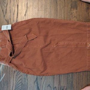 Free People Tie Waist Midi Skirt NWT Size 28 Waist